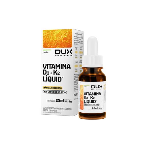 VITAMINA D3 + K2 - 20ML Limão Limão VITAMINA D3 + K2 - 20ML Limão Limão