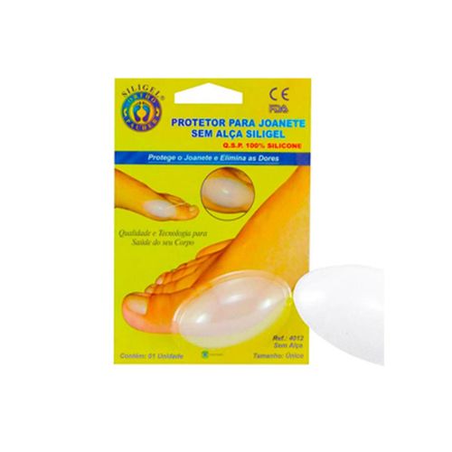 Protetor para Joanete sem Alça Siligel Ortho Pauher Único Protetor para Joanete sem Alça Siligel Ortho Pauher Único