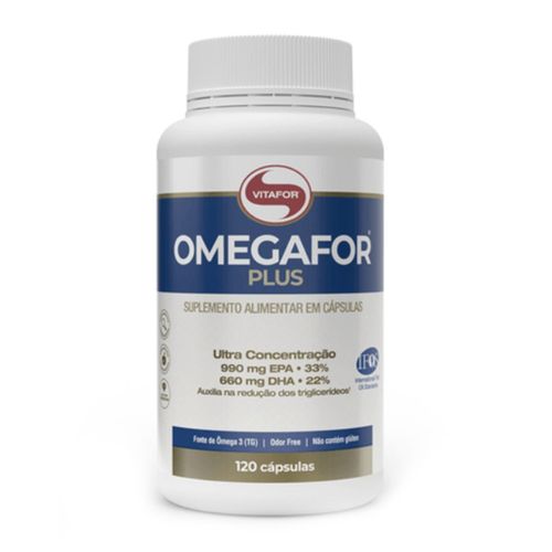 Omegafor Plus Suplemento Alimentar Vitafor 120cps