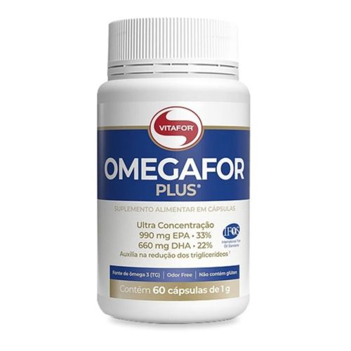 Omegafor Plus Suplemento Alimentar Vitafor 60cps