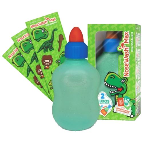 Dispositivo para Lavagem Nasal Nosewash Max - Dinossauro - 240ml Dispositivo para Lavagem Nasal Nosewash Max - Dinossauro - 240ml