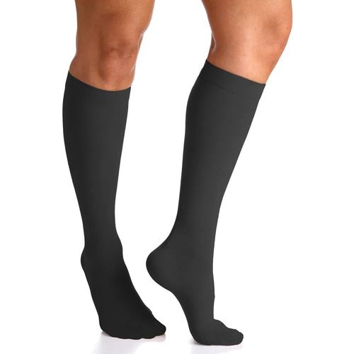 Meia 3/4 Select Comfort Premium Sigvaris - 20-30mmHg - Preta - Fechada - G3 Meia 3/4 Select Comfort Premium Sigvaris - 20-30mmHg - Preta - Fechada - G3