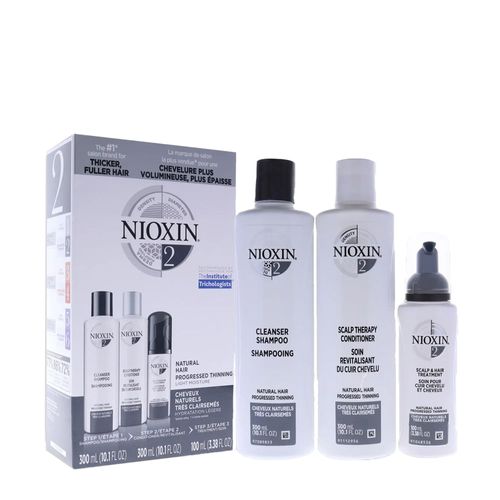 Kit Nioxina System 2 - Shampoo 300ml + Condicionador 300ml + Finalizador 100ml NULO