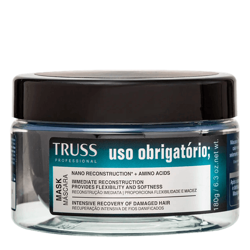 Truss Uso Obrigatório - Máscara de Tratamento Capilar 180g 180g