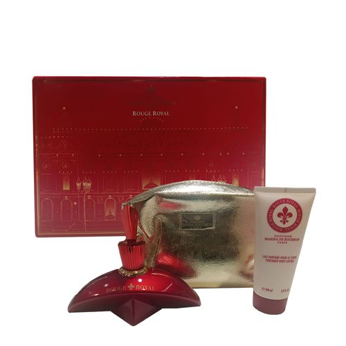 Kit Marina de Bourbon Rouge Royal Edp 100ml + Bl 100ml + Ncsr NULO Kit Marina de Bourbon Rouge Royal Edp 100ml + Bl 100ml + Ncsr NULO