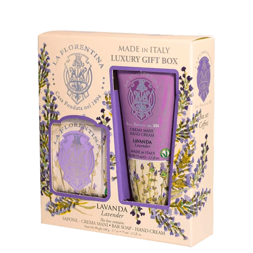 Kit La Florentina Luxury Gift Box Lavanda - Sabonete Em Barra 106g + Body Lotion 75ml NULO