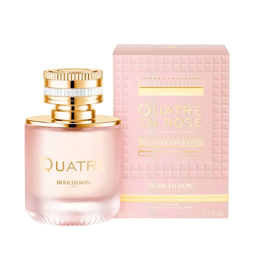 Boucheron Quatre En Rose Eau de Parfum - Perfume Feminino 50ml 50ml Boucheron Quatre En Rose Eau de Parfum - Perfume Feminino 50ml 50ml