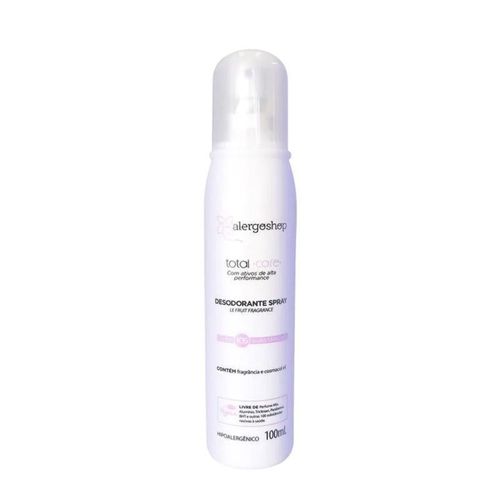 Desodorante Spray Le Fruit Hipoalergênico Total Care Alergoshop 100ml
