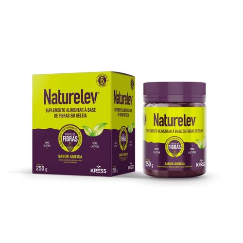 Naturalev Suplemento Alimentar à Base de Fibras em Geléia Ameixa Kress 250g