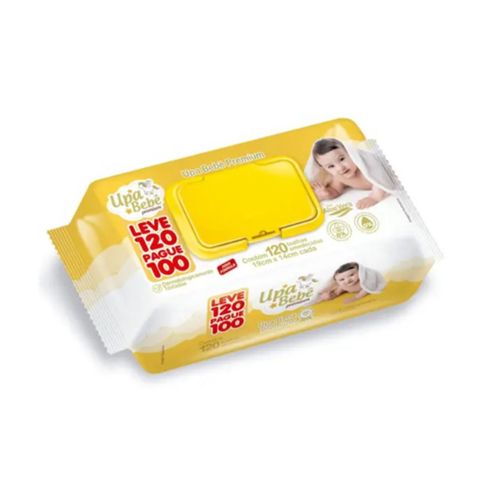 Toalhas Umedecidas Upa Bebê Premium 120unid