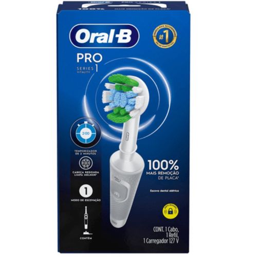 Oral B Pro Series 1 Vitality Escova Elétrica 127V Oral B Pro Series 1 Vitality Escova Elétrica 127V