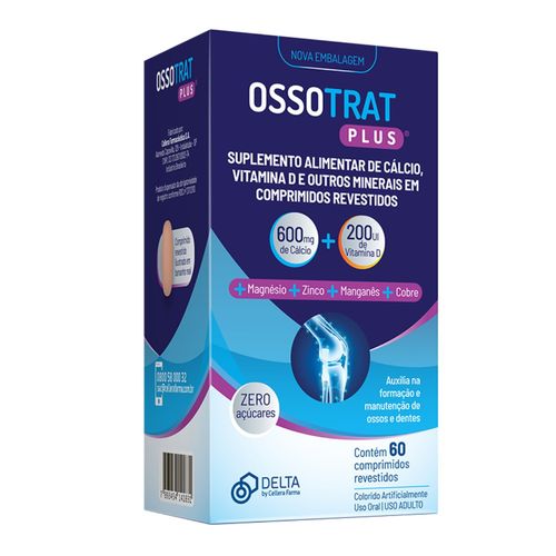 Suplemento Alimentar Ossotrat Plus 60 Comprimidos