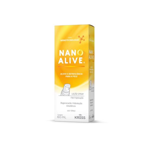 Nano Alive Spray Pós Sol e Queimaduras da Pele 60 ml Kress
