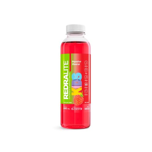 Redralite Kids Sabor Morango Suplemento Repositor de Eletrólitos Kress 480 ml