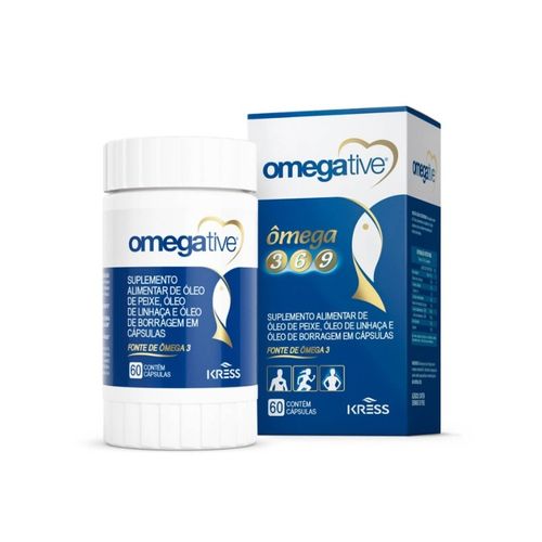 Omegative Suplemento Ômega 3 6 9 Kress 60cps