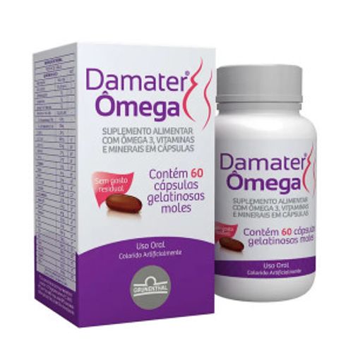 Damater Ômega 60 caps Damater Ômega 60 caps