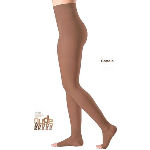 Meia-Calça Ever Sheer 20-30mmHg Aberta Canela G2 Meia-Calça Ever Sheer 20-30mmHg Aberta Canela G2