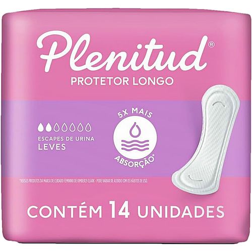 Absorvente Plenitud Femme Protetor Longo Leve 14 unidades