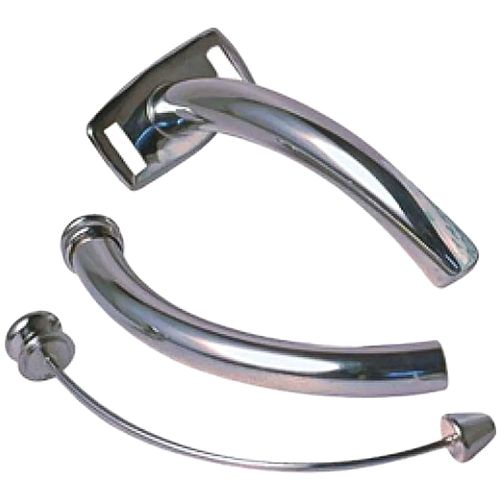 Cânula Traqueostomia Nr 4 Cromada Longa