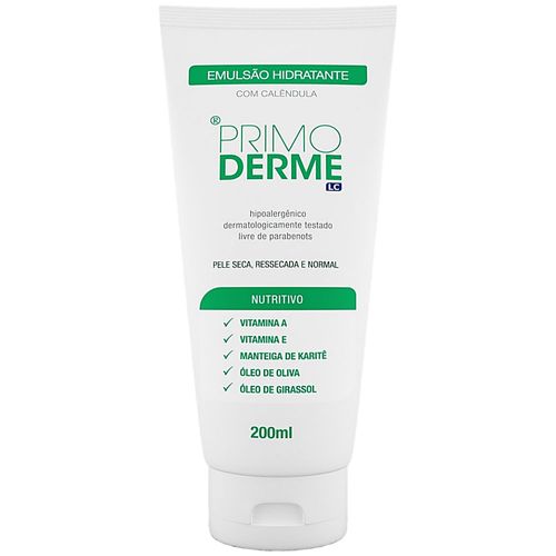 Primoderme Emulsão Hidratante com Calêndula 200ml Primoderme Emulsão Hidratante com Calêndula 200ml