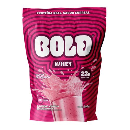 Whey Mousse de Morango Bold 900g