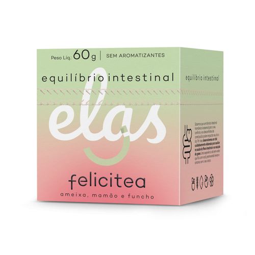 Chá Equilibrio Intestinal Felicitea 15 Saches 60g Chá Equilibrio Intestinal Felicitea 15 Saches 60g