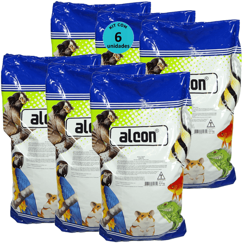 Ração Alcon Club Répteis Jabuti 2,5kg Kit com 6 Unidades