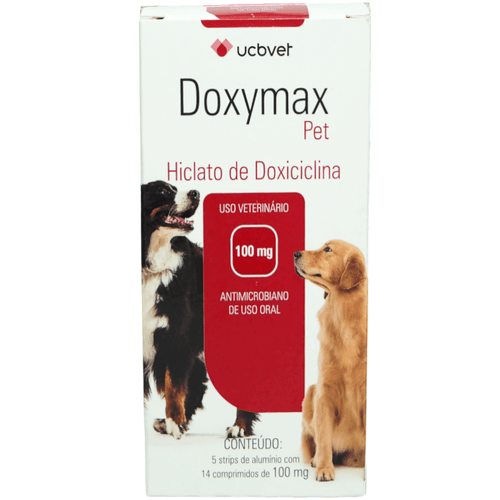 Doxymax Pet 100mg Para Cães Com 70 Comprimidos ucbvet Doxymax Pet 100mg Para Cães Com 70 Comprimidos ucbvet