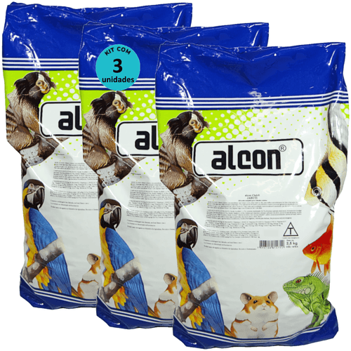 Ração Alcon Club Répteis Jabuti 2,5kg Kit com 3 Unidades