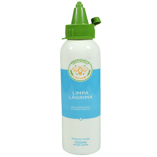 Limpa Lágrima Natural Propovets Própolis Verde Cães e Gatos 100ml