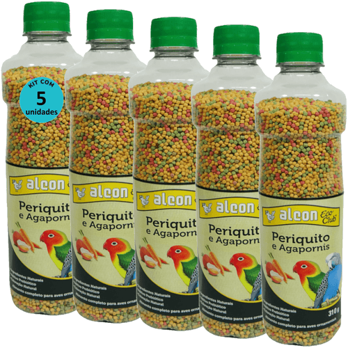 Ração Alcon Eco Club Periquito 310g Kit com 5 Ração Alcon Eco Club Periquito 310g Kit com 5
