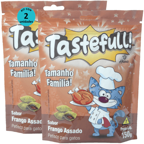 Hana Tastefull Nuggets Para Gatos Frango Assado 150g Kit 2 un