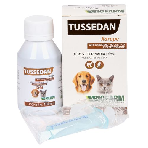 Kit Xarope Tussedan Biofarm 100ml C/ 2 unidades Kit Xarope Tussedan Biofarm 100ml C/ 2 unidades