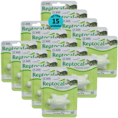 Alcon Reptocal 15g Kit Com 15 unidades
