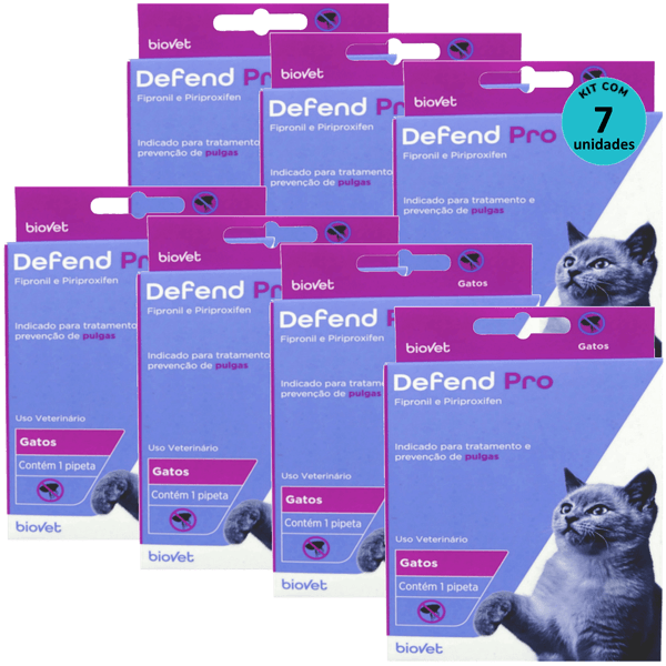 Defend Pro Gatos - Biovet Kit Com 7