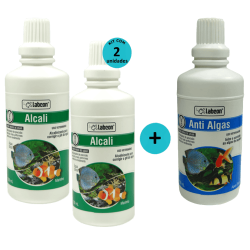 Kit 2 Labcon Alcalizante Alcali 100ml + 1 Labcon Antialgas 100ml