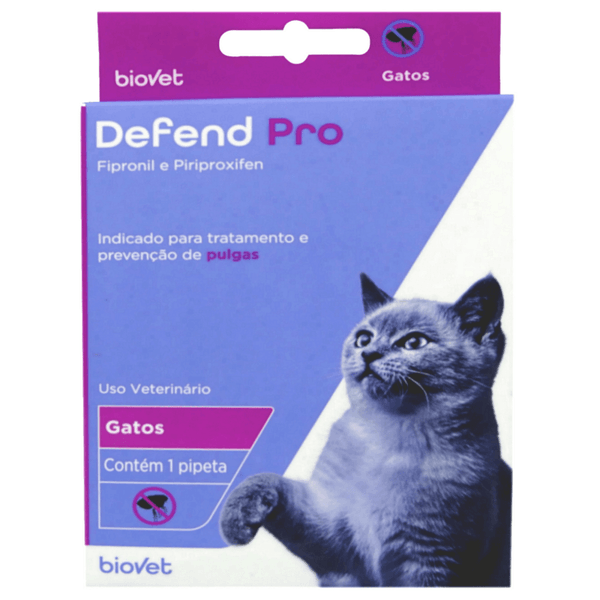 Kit 15 Defend Pro Gatos - Biovet