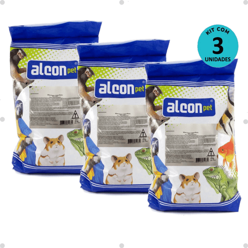 Kit 3 Ração Alcon Club Trinca Ferro Super Premium 5kg