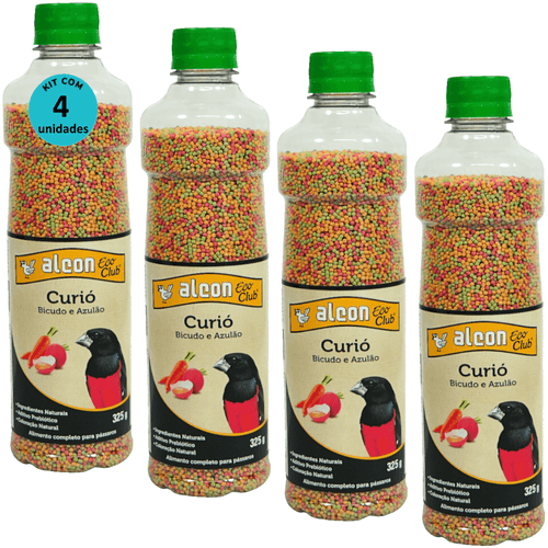 Kit 4 Ração Alcon Eco Club Curió 325g Kit 4 Ração Alcon Eco Club Curió 325g
