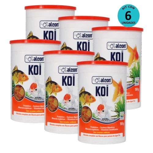 Kit 6 Ração Alcon Koi 150g Kit 6 Ração Alcon Koi 150g