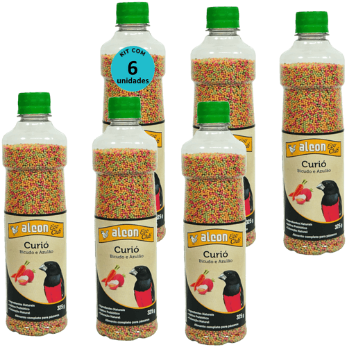 Kit 6 Ração Alcon Eco Club Curió 325g Kit 6 Ração Alcon Eco Club Curió 325g