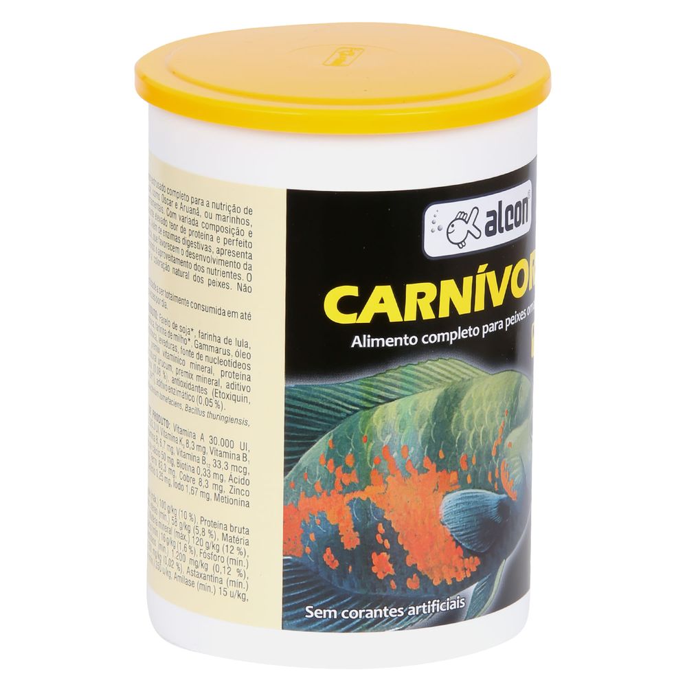 Kit 1 Ração Carnívoros 300g + 1 Ração Bottom Fish 150g - Alcon ...