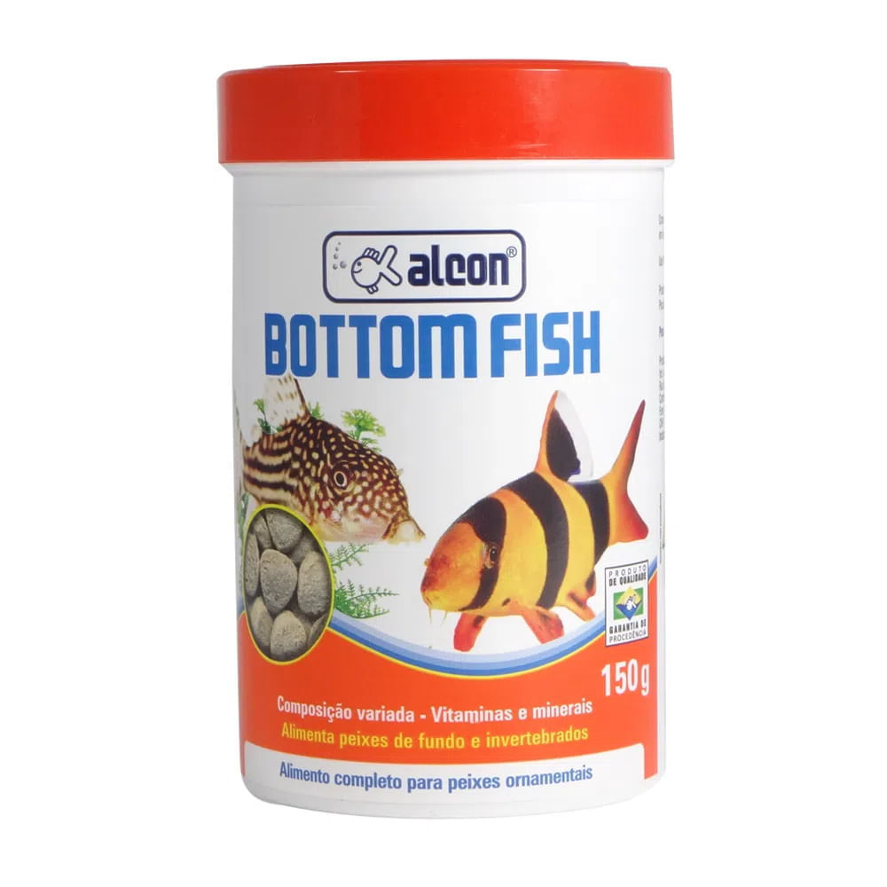 Kit 1 Ração Carnívoros 300g + 1 Ração Bottom Fish 150g - Alcon ...