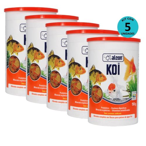Kit 5 Ração Alcon Koi 150g Kit 5 Ração Alcon Koi 150g