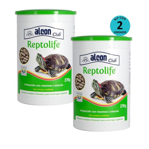 Kit 2 Ração Alcon Club Reptolife 270g Kit 2 Ração Alcon Club Reptolife 270g
