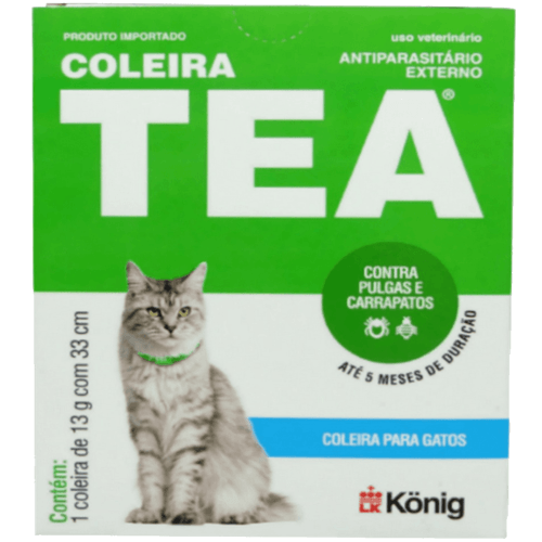 Kit 5 Coleiras TEA Gatos C/ 33cm + 2 Coleiras Cães G C/ 57cm