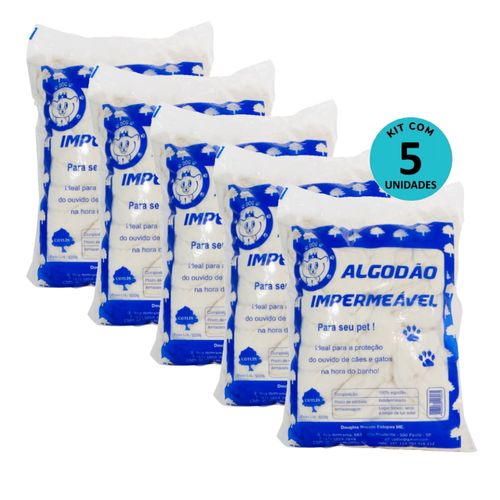 Kit Algodão Hidrófobo (Impermeável) Cotlín 500g - com 5 unidades