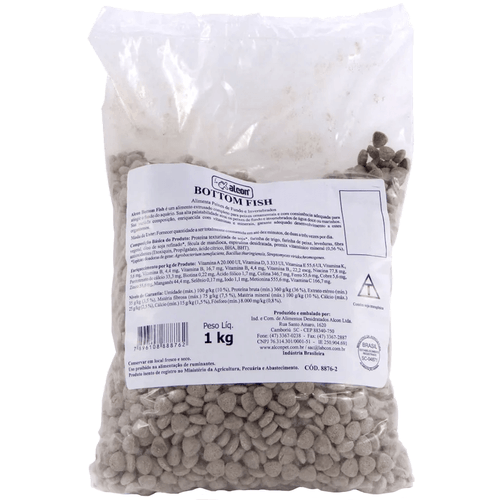 Kit Ração Alcon Bottom Fish 1kg C/ 6 unidades Kit Ração Alcon Bottom Fish 1kg C/ 6 unidades