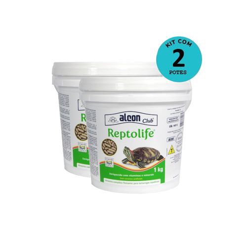 Kit Ração Alcon Club Reptolife 1kg - com 2 unidades