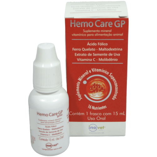 Hemo Care GP Suplemento Animal 15ml- Inovet
